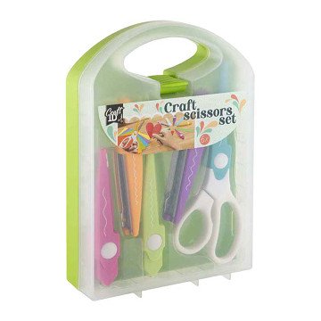 Bastelscheren-Set - 6-teilig.