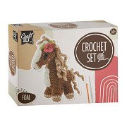Crochet kit Foal - incl. needle and thread