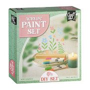 Tile Painting Flowers - incl. 5 Acrylic Markers