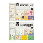 Postkaarten 17,6x12,5cm - 12 Designs