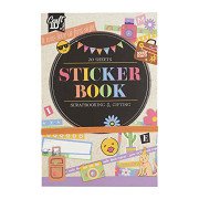 Stickerboek Gekleurd - 20 Vellen
