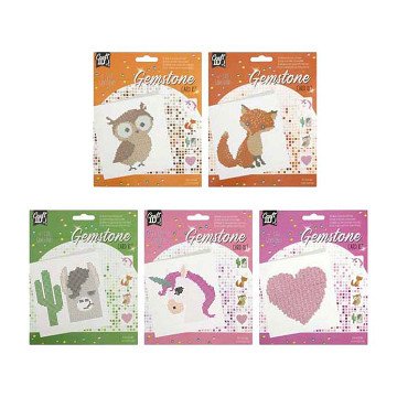 Gemstone Card Kit Dieren