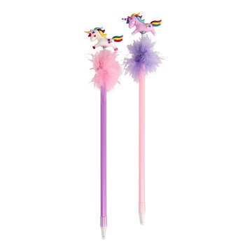 Fluffy Pen with Unicorn