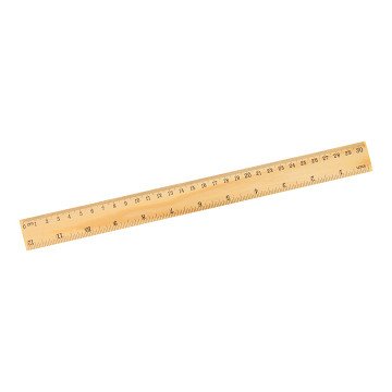 Wooden ruler, 30cm
