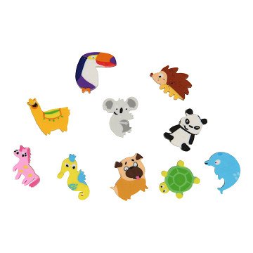 Radiergummis Tiere, 10 Stk.