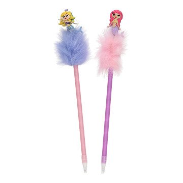 Fluffy Pen with Mermaid