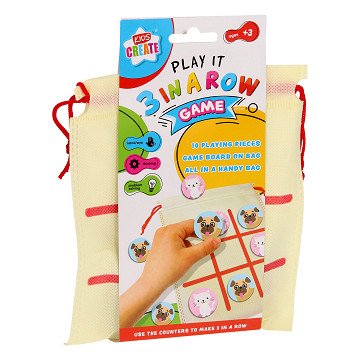 Tic Tac Toe Animals in Storage Bag