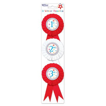 Winners Medal Rosette, 3 pcs.