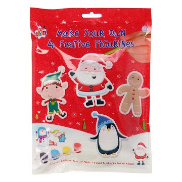 Gieten en Schilderen Kerstfiguren