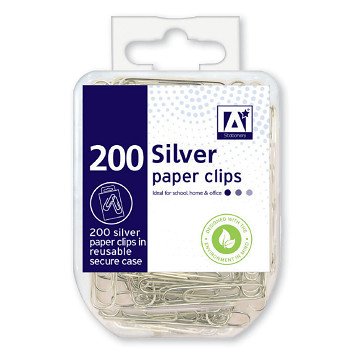 Paperclips, 200 pcs.