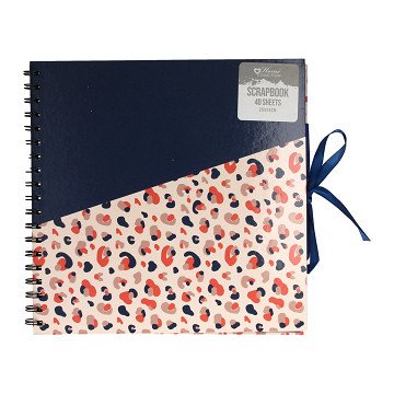 Leopard Print Scrapbook, 25x25cm