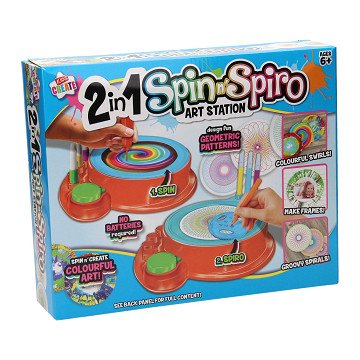 Luxury Spirograph and Spin-Art Drawing Set