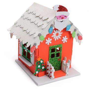 Maak je eigen 3D Kerst Huisje