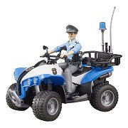 Bruder Bworld Polizei-Quad mit Polizistin 1:16