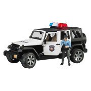 Bruder Jeep Wrangler Unlimited Rubicon Polizeiauto mit Polizist 1:16