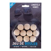 Wooden Jeu de Boules Butts, 10 pcs.