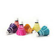 6 Feather Shuttles in Tube - Color