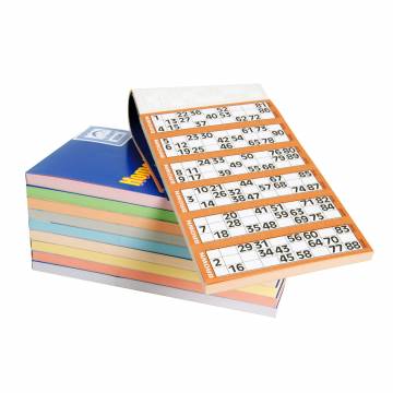 Bingo cards 100 sheets, 600 cards