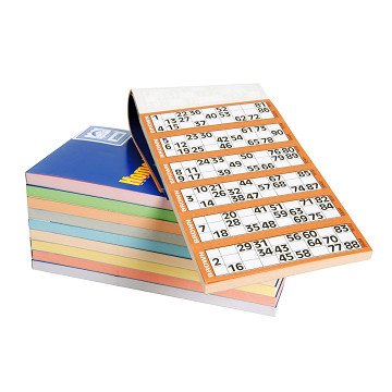 Bingo cards 100 sheets, 600 cards