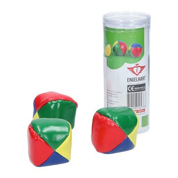 Juggling balls in tube, 3 pcs.