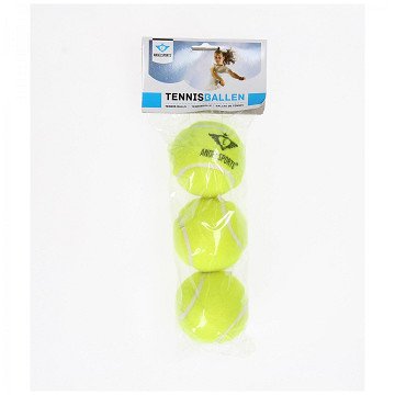 Tennisballen, 3 stuks