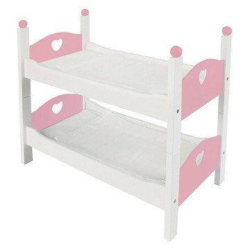 Puppen-Etagenbett aus Holz