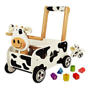 Walking and sort car Cow