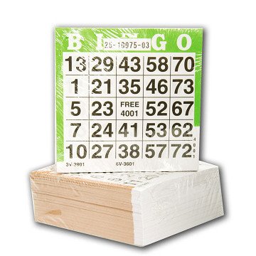 Bingo cards, 500 pcs.