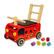 I'm Toy Fire Brigade Walker and Push Car