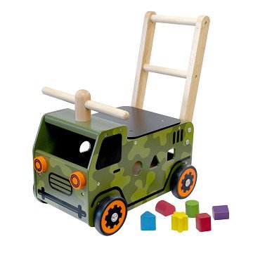 Ich bin ein Spielzeug-Walking-and-Push-Car-Armee-Truck