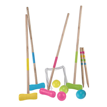 Wooden Croquet Set for 4 players