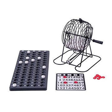Bingorolle mit Zubehör
