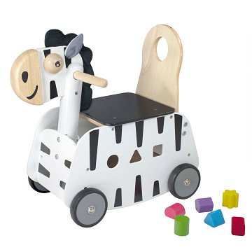 I'm Toy Walking and Push Car Zebra