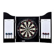 Wooden Cabinet with Sisal Dartboard incl. Dart Set