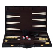 Backgammon 18 Brown and Ivory Classic Board Game