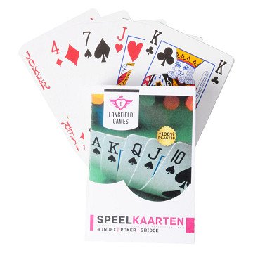 Laminierte Spielkarten von Longfield