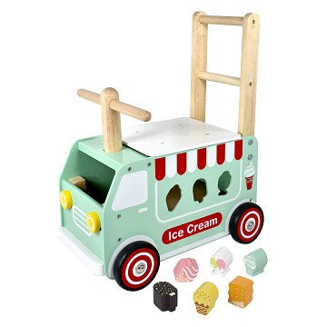Ich bin Toy Walker und Pusher Ice Cream Cart