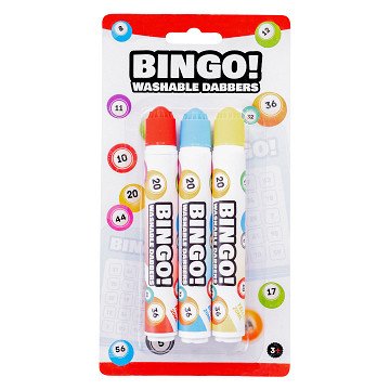 Bingo-Marker, 3 Stück.