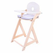 Doll chair grey/white