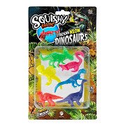 Squishy Tastic Super Stretch Neon Dinos, 6 pcs.