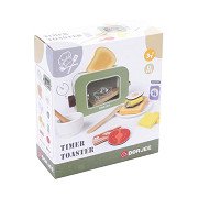 Toaster aus Holz mit Timer