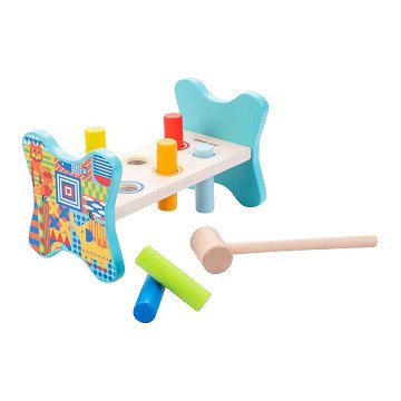 Wooden Hammer Bench Animals