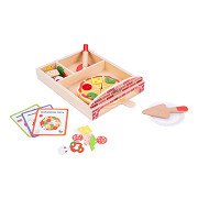 Gourmet-Pizza-Set aus Holz, 20-teilig
