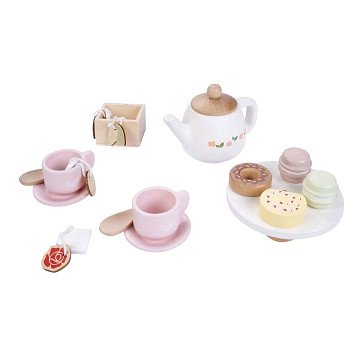 Tee-Spielset aus Holz, 17-teilig