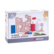 Wooden Counting Blocks, 62 pcs.