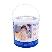 Wooden Building Planks Natural, 84 pcs.