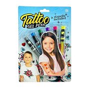 Tattoo Gel Pens - incl. 6 Pens and Stencils