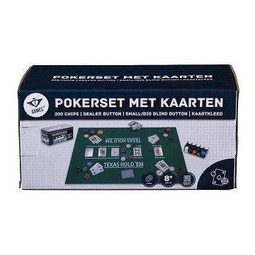 Pokerset Compleet met Kleed