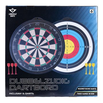 Double-sided Magnetic Dartboard
