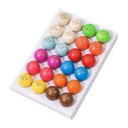 Jeu de Boules Buts 24 Houten Ballen - 30mm